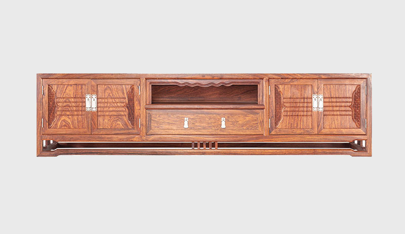 茂名刺猬紫檀电视柜低柜现代中式全实木电视柜客厅高低柜