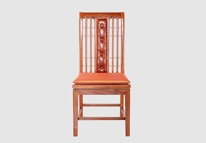 茂名芙蓉榭中式实木餐椅效果图